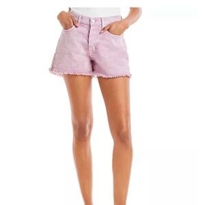 7 For All Mankind
Monroe Cutoff Denim Shorts in Mineral Sorbet Size 26